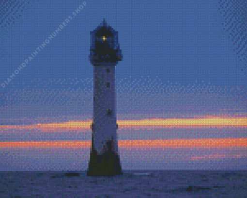 The Bell Rock Arbroath Lighthouse Diamond With Numbers