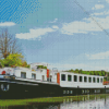 The Canal barge Diamond Paintings