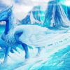 The Ice dragon Diamond Paintings