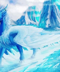 The Ice dragon Diamond Paintings