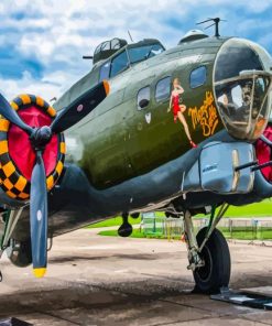 The Memphis Belle Aircraft Diamond Paints