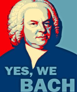 Yes We Bach Poster Diamond Painting