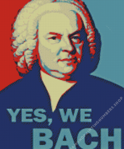 Yes We Bach Poster Diamond Painting