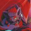 Zoroark and Zorua Art Diamond By Numbers