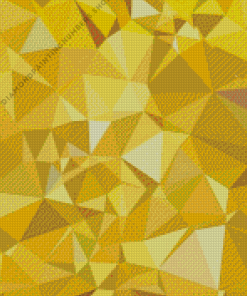 abstract yellow Diamond By Numbers