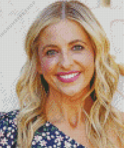 aesthetic Sarah Michelle gellar Diamond By Numbers