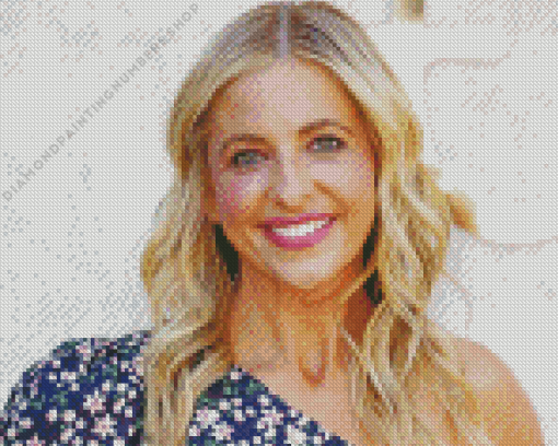 aesthetic Sarah Michelle gellar Diamond By Numbers