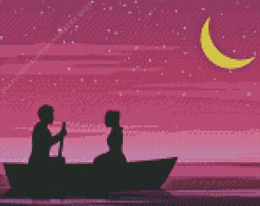 aesthetic boat couple Diamond By Numbers