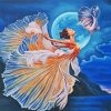 beautiful Ballerina in moonlight Diamond By Numbers