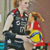 camilla weitzel chieri 76 volleyball player Diamond Paintings