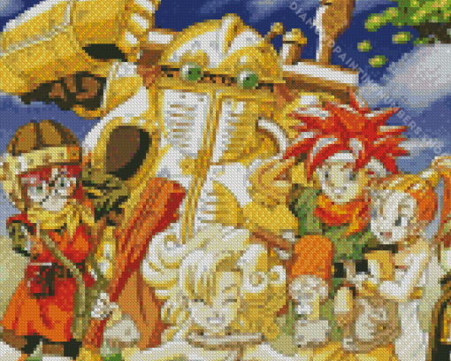 chrono trigger art Diamond By Numbers