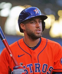 cool George Springer Diamond By Numbers