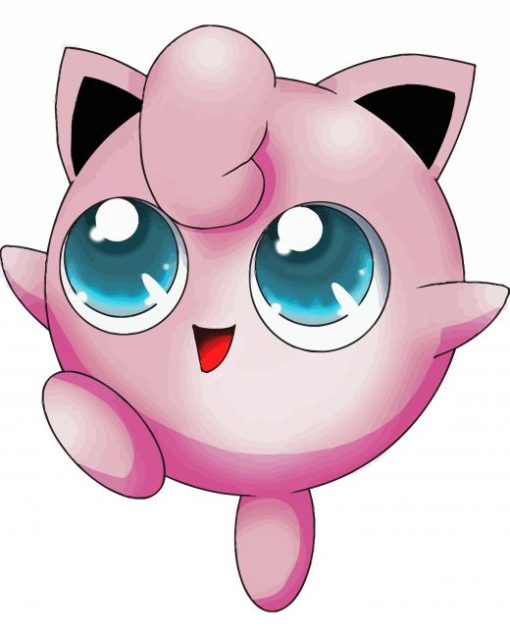 cute Jigglypuff Diamond By Numbers