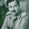 monochrome Saddam Hussein Diamond Paintings