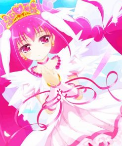 pretty cure happy anime girl Diamond By Numbers