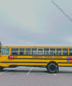 school bus Diamond Paintings