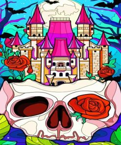 skull castle Diamond Paintings