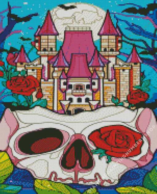 skull castle Diamond Paintings