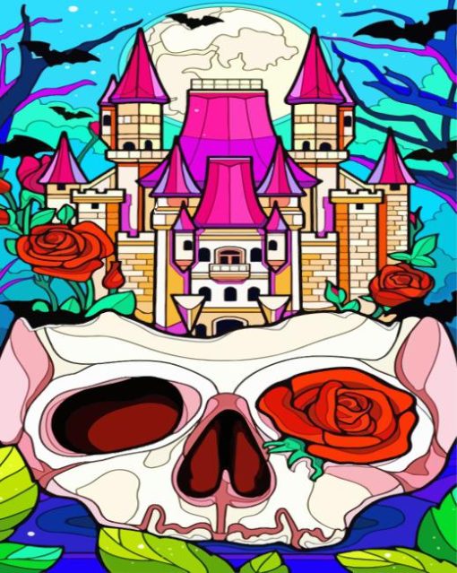 skull castle Diamond Paintings