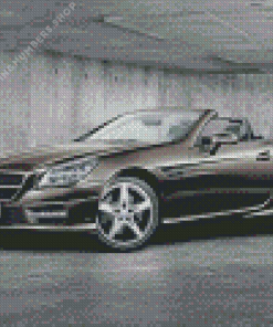 Black Mercedes slk Diamond Paintings