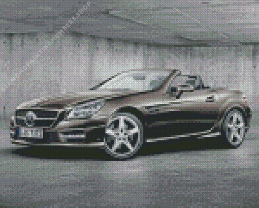 Black Mercedes slk Diamond Paintings