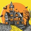 Illustration Haunted house Diamond Paints