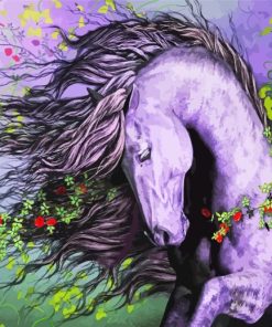 Purple horse Art Diamond Paintings