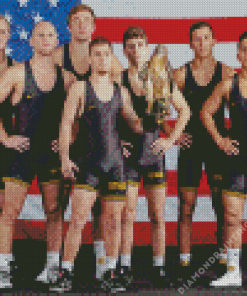 The Iowa wrestling Team Diamond Paintings