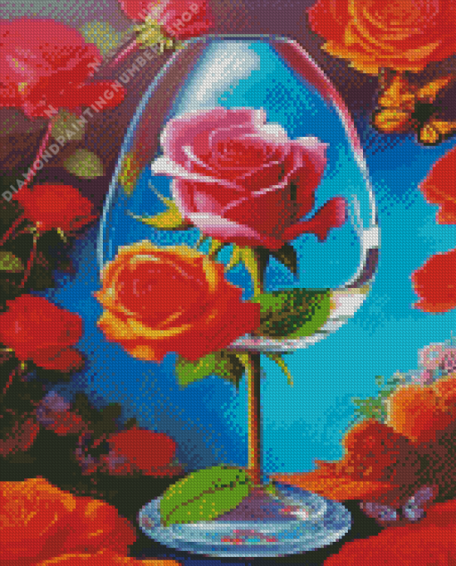 aesthetic flowers Diamond Paintings