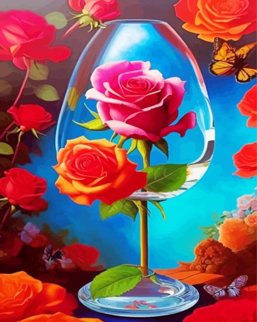 aesthetic flowers Diamond Paintings