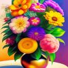 aesthetic flowers Diamond Paintings