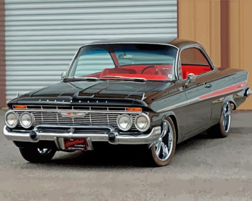 black 61 impala Diamond Paints