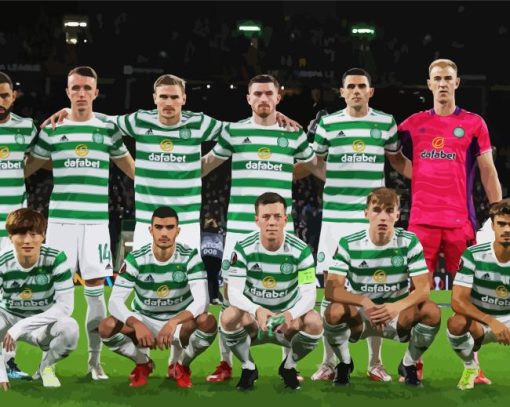 celtic team players Diamond Paints