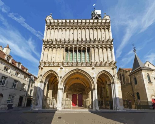 Dijon Church of Our Lady Diamond Paints