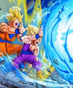 Father son kamehameha Diamond Paintings