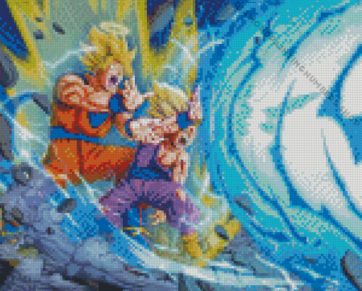 Father son kamehameha Diamond Paintings