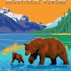 Glacier park poster Diamond By Numbers