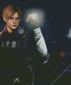 Leon Scott Kennedy resident evil Diamond By Numbers