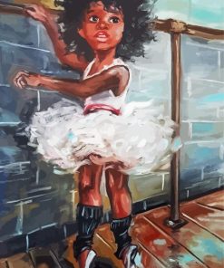 Little Black ballerina Diamond By Numbers