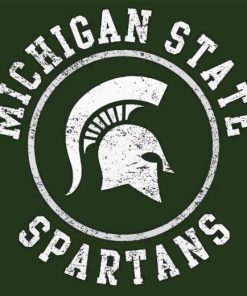 Michigan State Spartans logo Diamond Paints