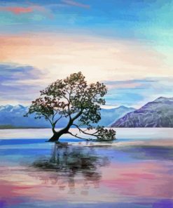 Wanaka tree art Diamond By Numbers