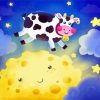 beautiful Cow jump over moon Diamond By Numbers