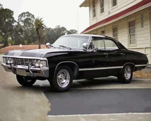 chevrolet impala ss 1967 Diamond By Numbers