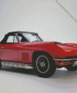 red 67 stingray Diamond By Numbers