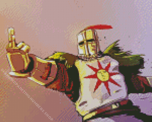 warrior Dark souls solaire Diamond Paintings