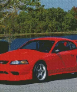 2000 mustang Diamond By Numbers