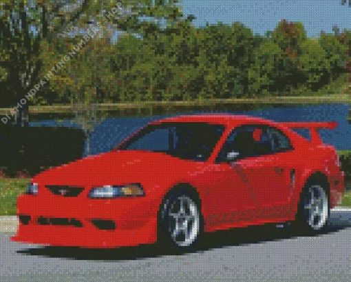 2000 mustang Diamond By Numbers