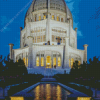 Bahai House of Worship Diamond Paints