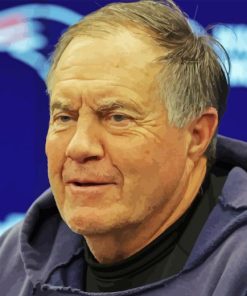 Bill belichick Diamond With Numbers