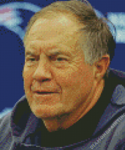 Bill belichick Diamond With Numbers